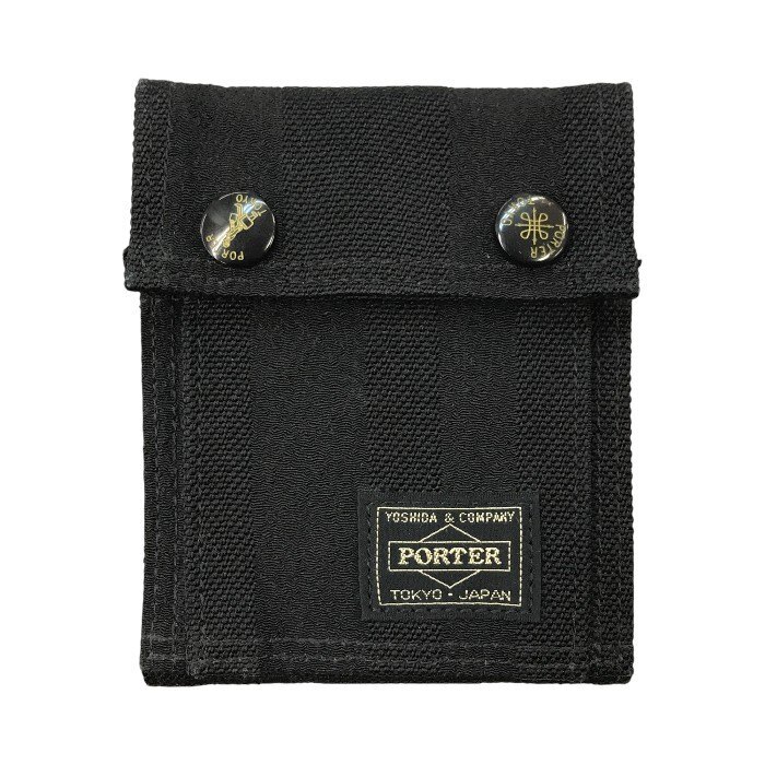 PORTER ポーター TANGO BLACK WALLET 財布 メンズ 2つ折り ポリエステル/ナイロン 638-07803 中古 T1拍卖