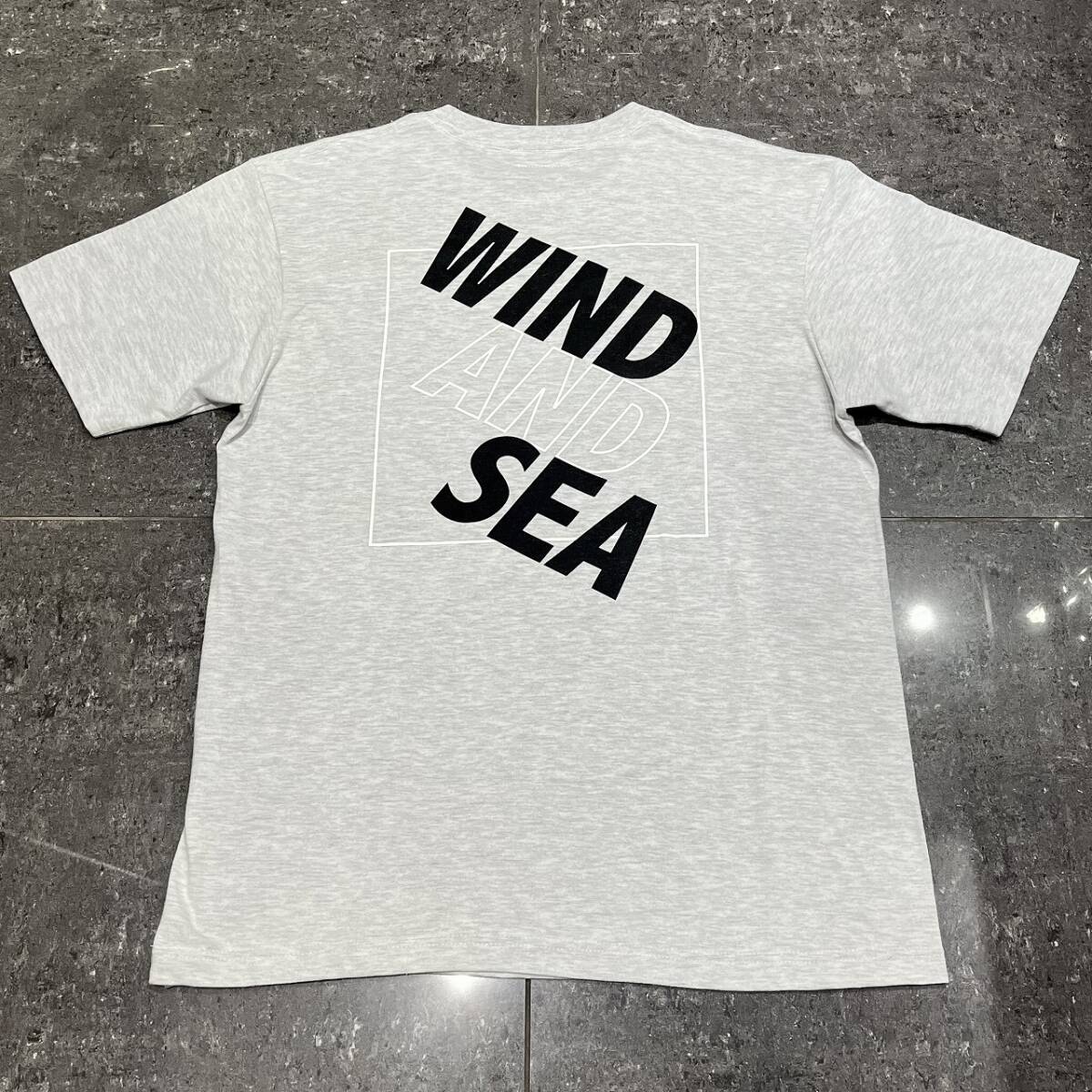 WIND AND SEA 25ss S/S LOGO TEE SIZE-M ウィンダンシー ロゴプリント半袖Tシャツ拍卖