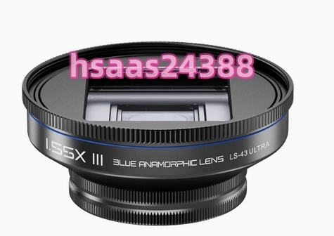 NEEWER 1.55x ブルーアナモルフィックスマホレンズ コンパチブル iPhone/Android/サムスン LS-43 ULTRA拍卖