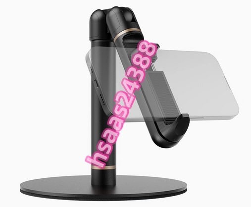 NEEWER スマホスタンド 卓上用 スマホホルダー 調整可能 電話ホルダークランプ 金属ベース付き デスクスマホマウント ST006拍卖