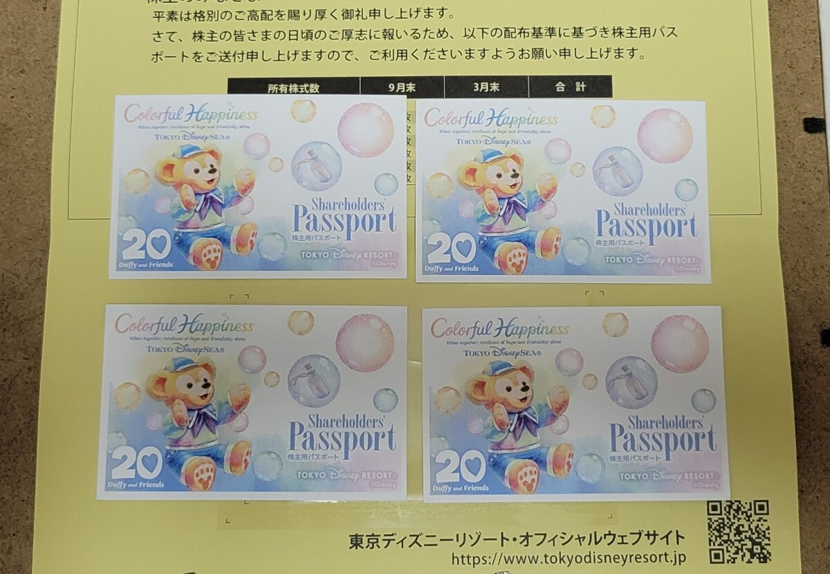 【ディズニーチケット4枚】2026年6月30日まで拍卖