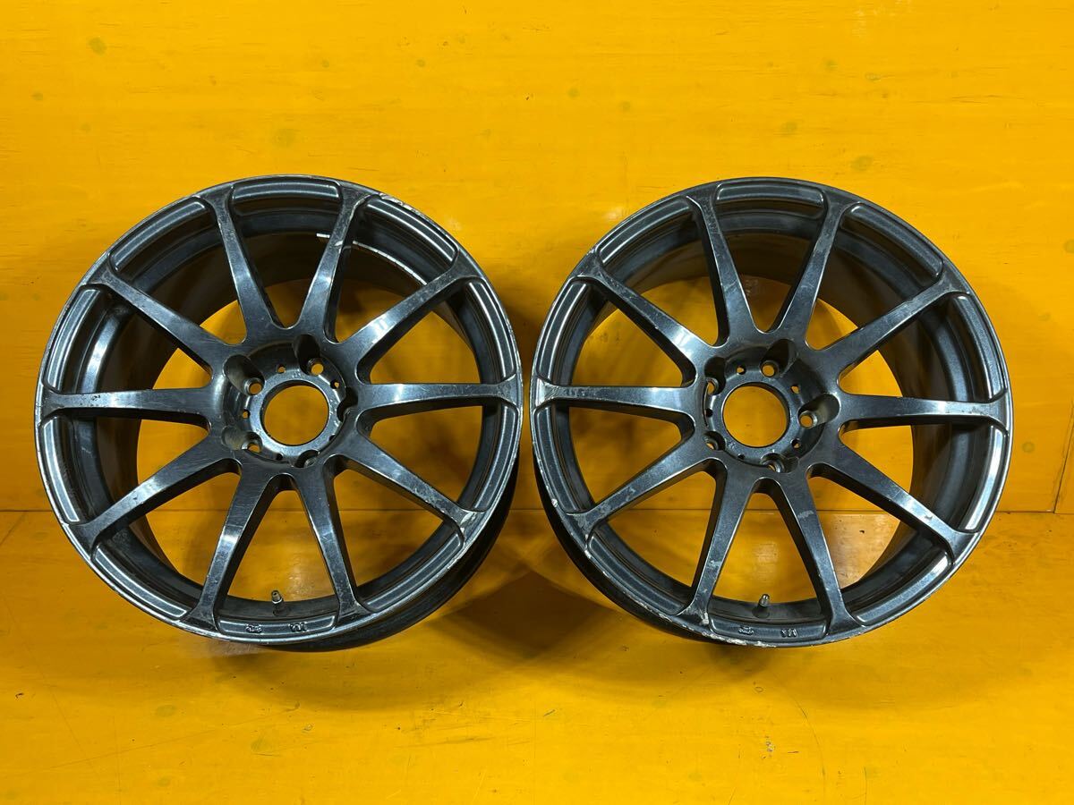 ★ドリケツに!★ Ct.Labo? 17in 9j +28 pcd114.3 2本セット スカイライン チェイサー シルビア スープラ インテグラ ドリフト ジャンク品拍卖