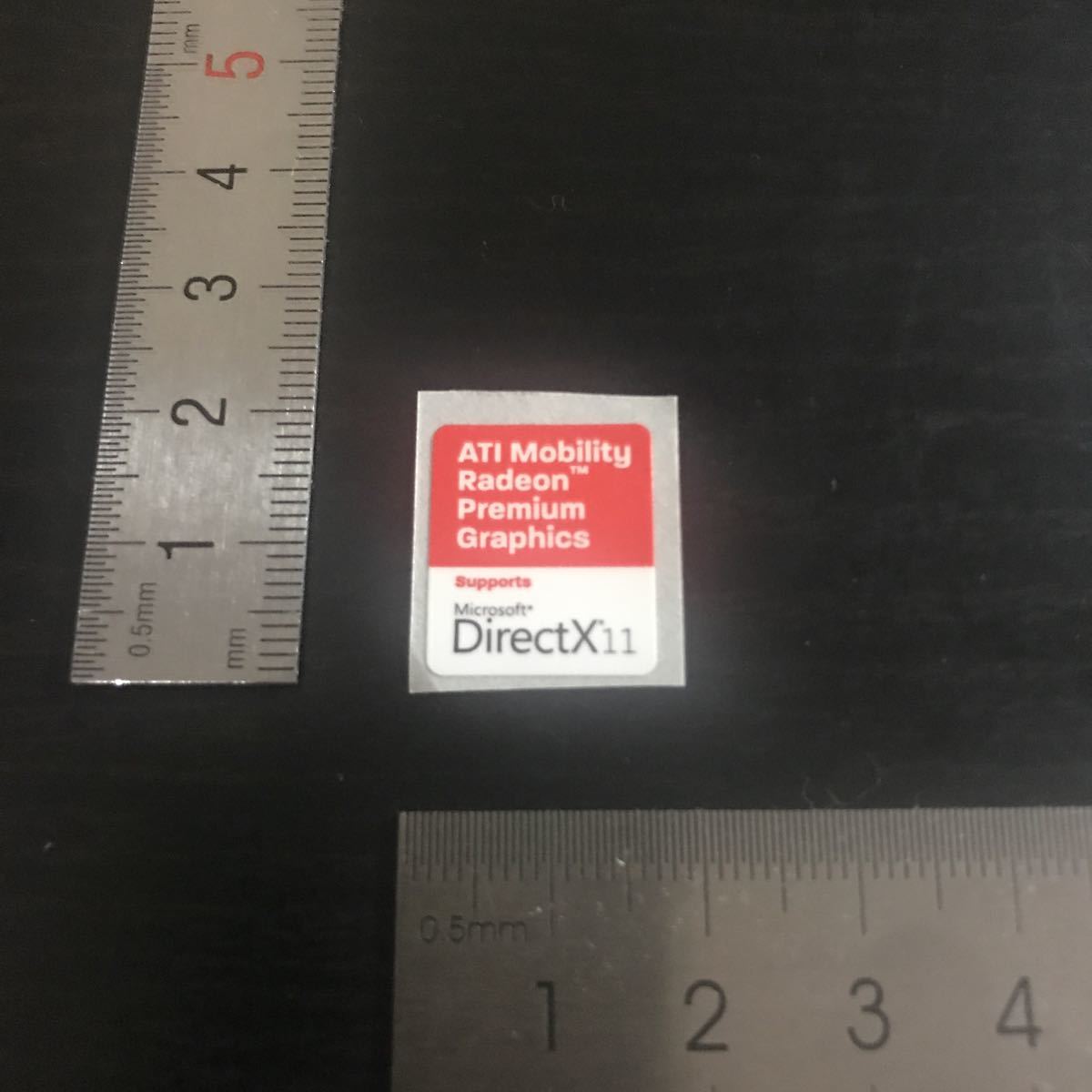 DirextX11 ATI Radeon premium Graphics パソコンエンブレムシール@1733拍卖
