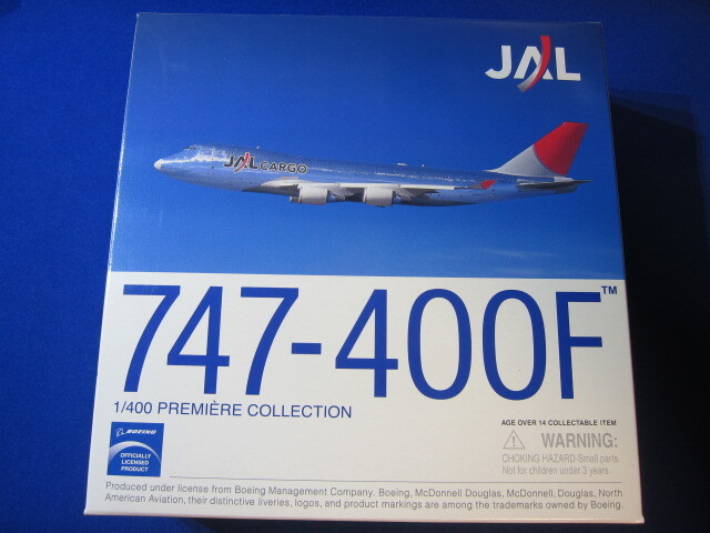 日本航空 747-400F【1:400】模型飛行機拍卖
