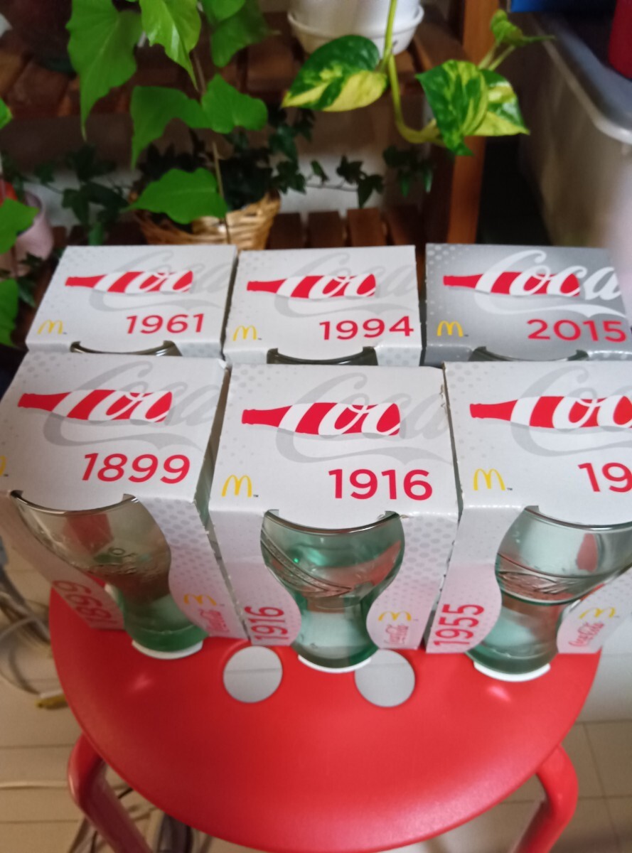 コカコーラ、年代別、柄違い、6点セット、非売品拍卖