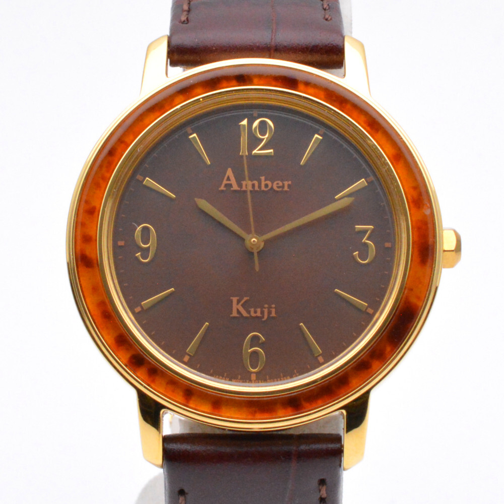 CITIZEN シチズン Amber E031-R008137 久慈琥珀 ソーラー時計 腕時計 コレクション 【中古】 かんてい局盛岡店拍卖