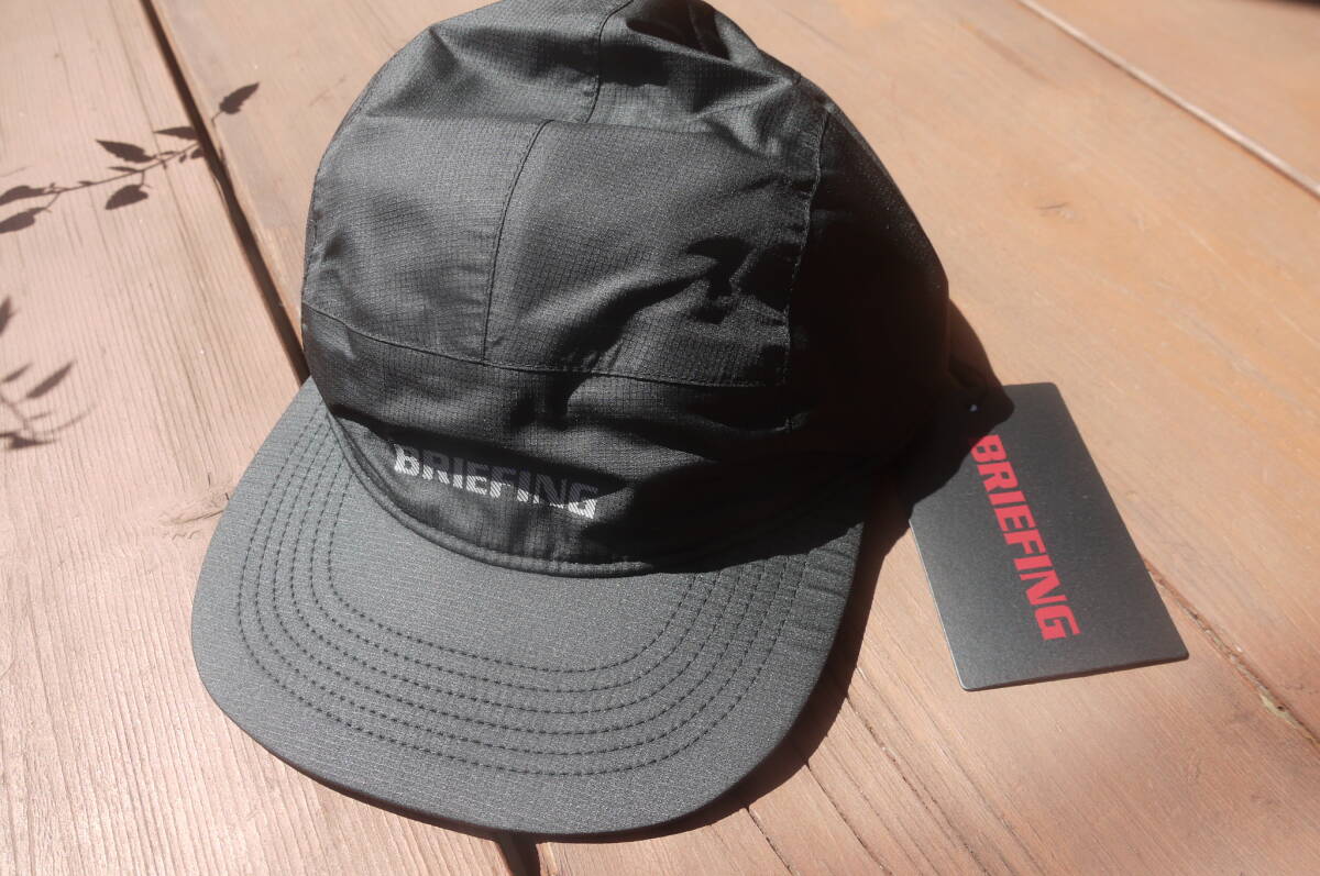 新品!!BRIEFING ブリーフィング GOLF ゴルフ BEAMS ビームス キャップ 帽子 ブラック 黒色 フリーサイズ タグ付き♪夏向き拍卖