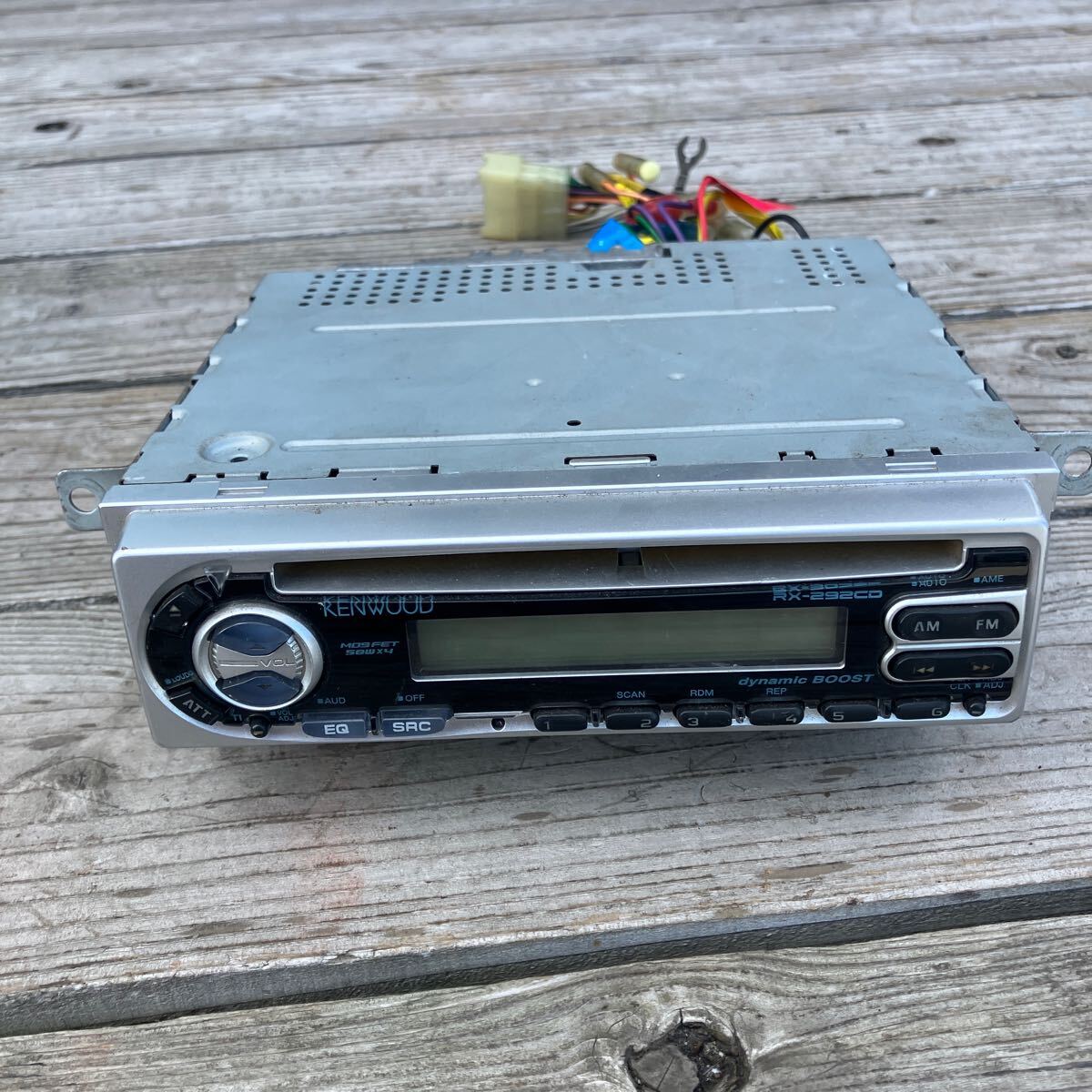 KENWOOD ケンウッド RX-292CD CDプレーヤー カーオーディオ 1DIN MOS-FET 50W×4 旧車 ジャンク品 動作未確認 ビンテージ ヴィンテージ拍卖