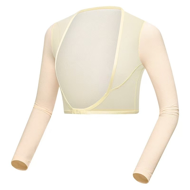 新品 未使用品 ゴルフウェア ゴルフインナー 夏日焼け対策 日焼け防止 ベージュ拍卖