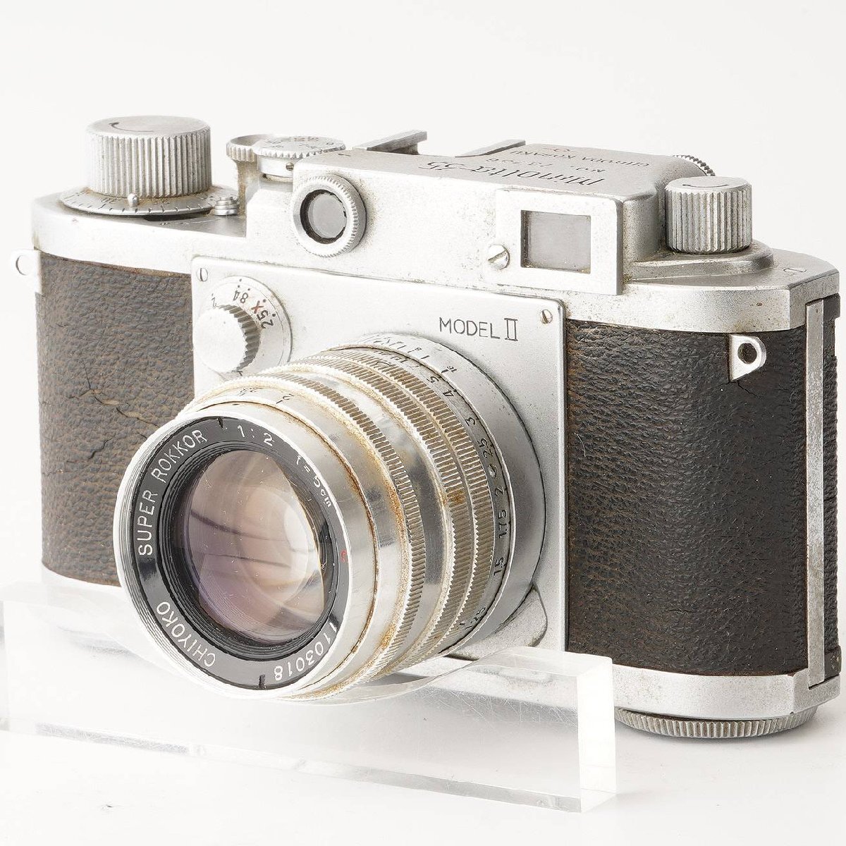 ミノルタ 千代田光学 Minolta-35 MODEL II / Chiyoko SUPER ROKKOR 5cm 50mm F2 C拍卖