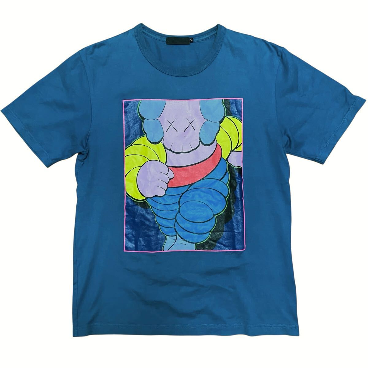 【KAWS OriginalFake カウズ オリジナルフェイク Chum チャム Companion コンパニオン メディコムトイ 半袖 Tシャツ メンズ2】拍卖