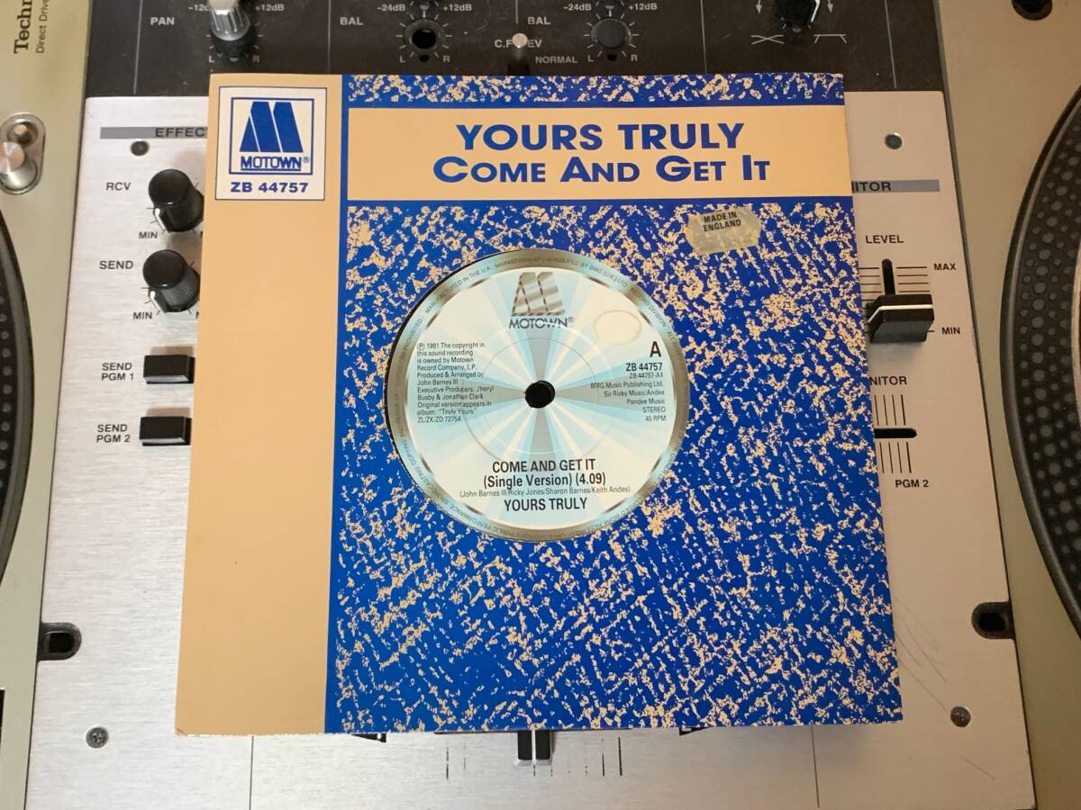 YOURS TRULY ♪COME AND GET IT 7インチ 45拍卖