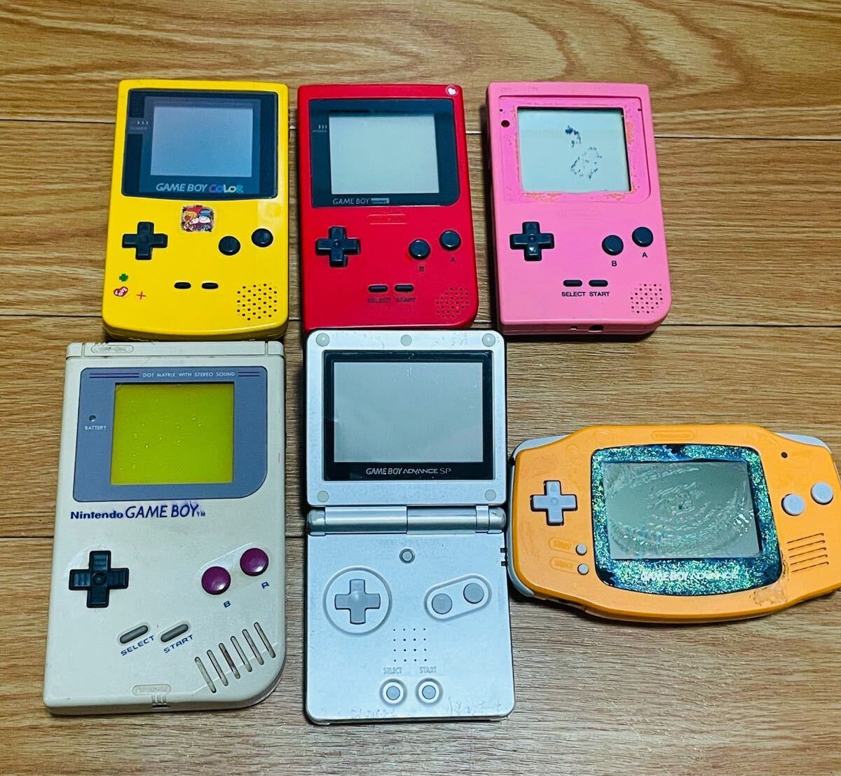 1円~ Nintendo 任天堂 ゲームボーイカラー ゲームボーイアドバンス ゲームボーイポケット等その他まとめ売り拍卖