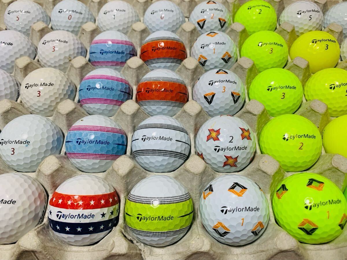 テーラーメイドTP5x TP5 ツアーレスポンス など ゴルフロストボール40個TaylorMade GOLF TP5pix ストライプ他ディスタンスソフトなど含拍卖