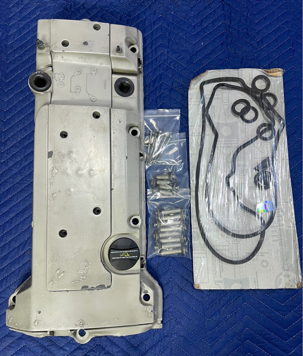 超希少 供給終了品 W124 M104 シリンダーヘッドカバー フルセット+純正ガスケット 1040160705/E280/E320/W202/W140/AMG/タペットカバー拍卖
