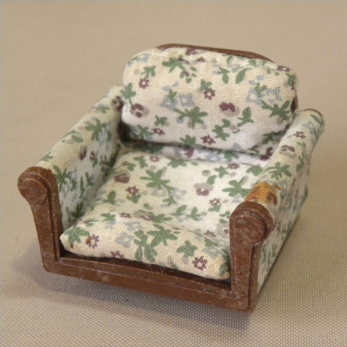 1980年代 当時物 初期 シルバニアファミリー ソファー ( 古い 昔の 小物 ビンテージ レトロ 椅子 イス Vintage Sylvanian Families )拍卖