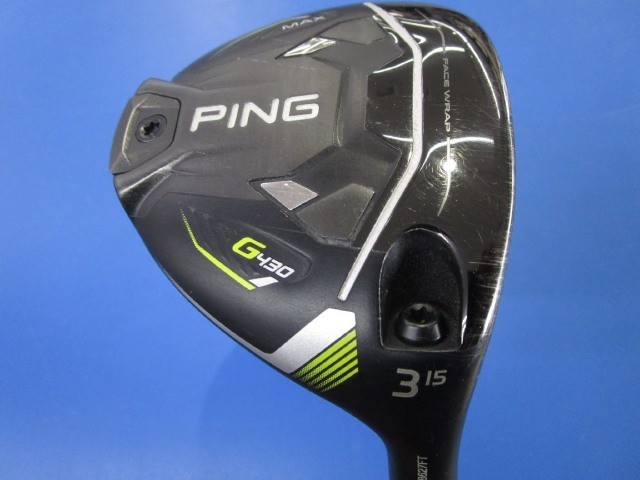 GK三好◆【中古フェアウェイウッド】 026 ピン G430 MAX◆ALTA J CB BLACK◆SR◆15度◆PING◆3番ウッド◆3W拍卖