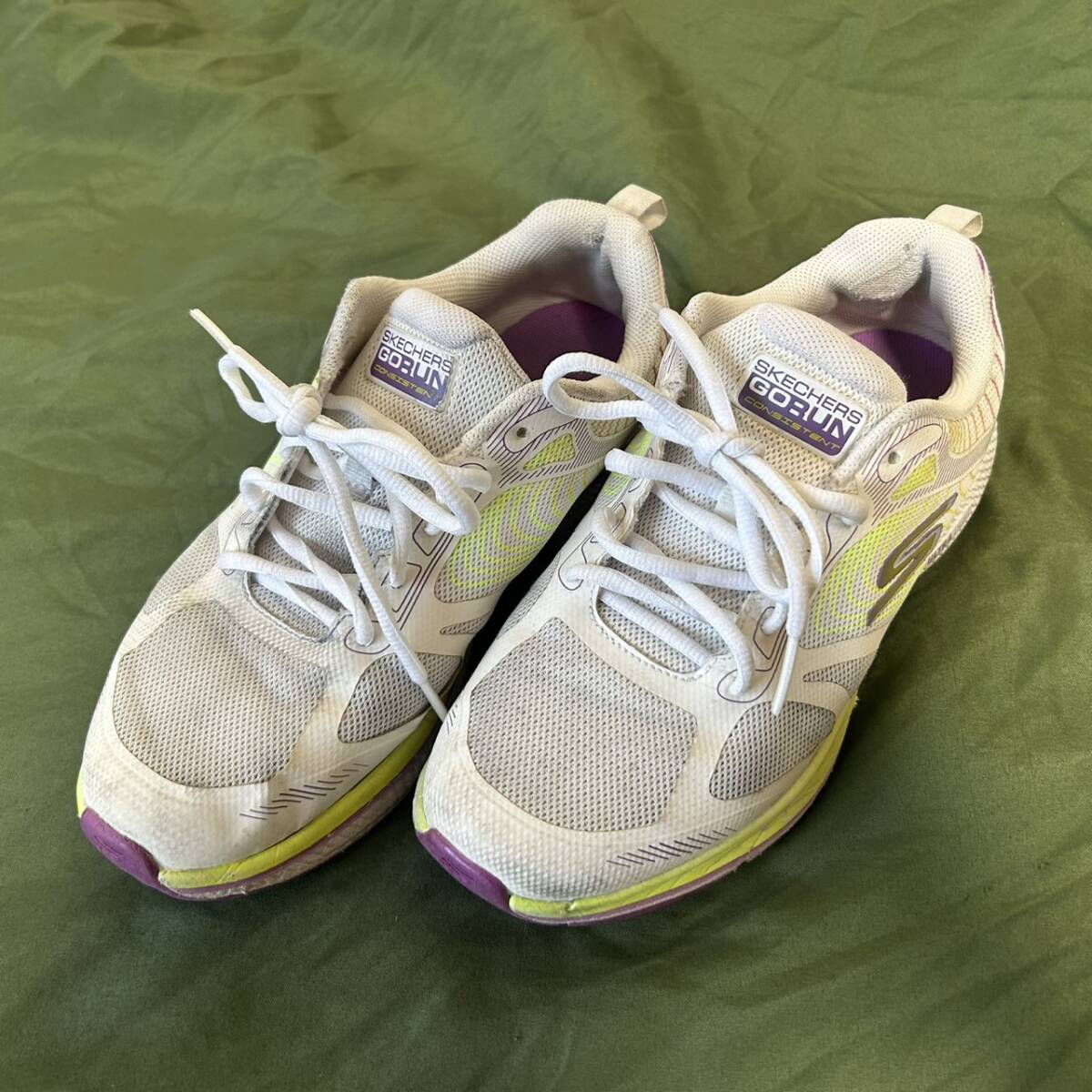12203 靴 くつ SKECHERS スケッチャーズ 24.0拍卖