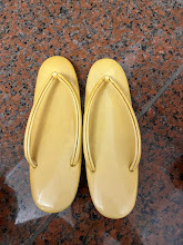 ★中古美品★激安送料込800円★和装小物★和装草履★黄色★23.0cm拍卖