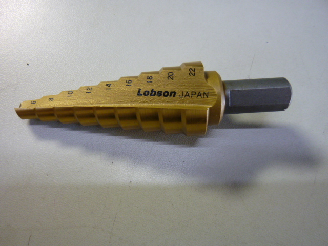 Lobsonステージドリル 六角軸タイプ 9段 LB-3G 6~22φ拍卖