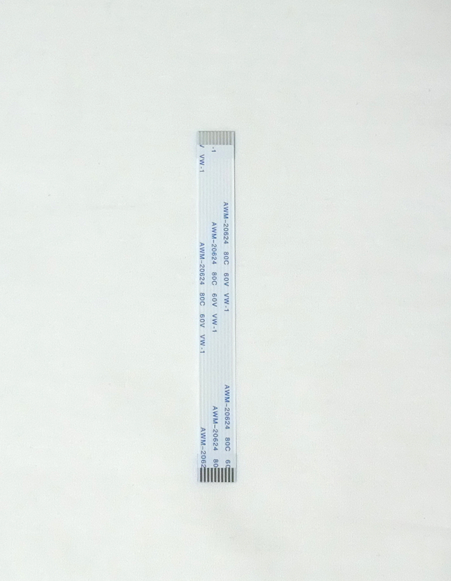 フレキシブルフラットケーブル1mmピッチ10ピン長さ10cm接続面同じ2本セット(FFC、新品)拍卖