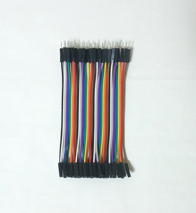 ジャンパワイヤ10cmオス-メス40本セット(新品)拍卖