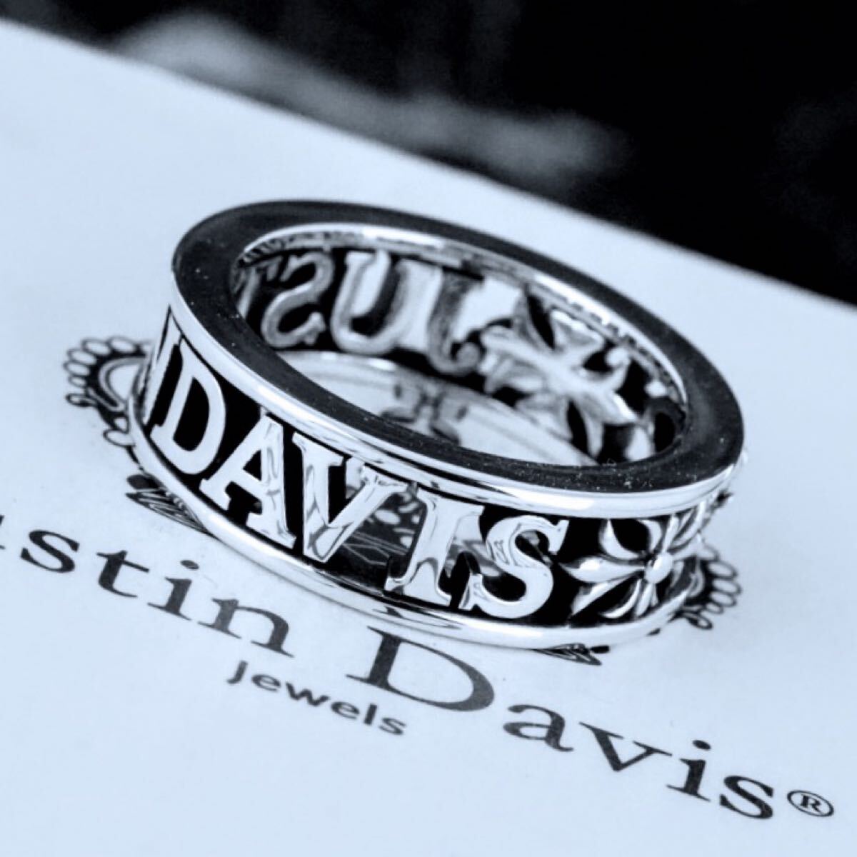 美品!ジャスティンデイビス SRJ666 MAD LOVE リング 21号拍卖