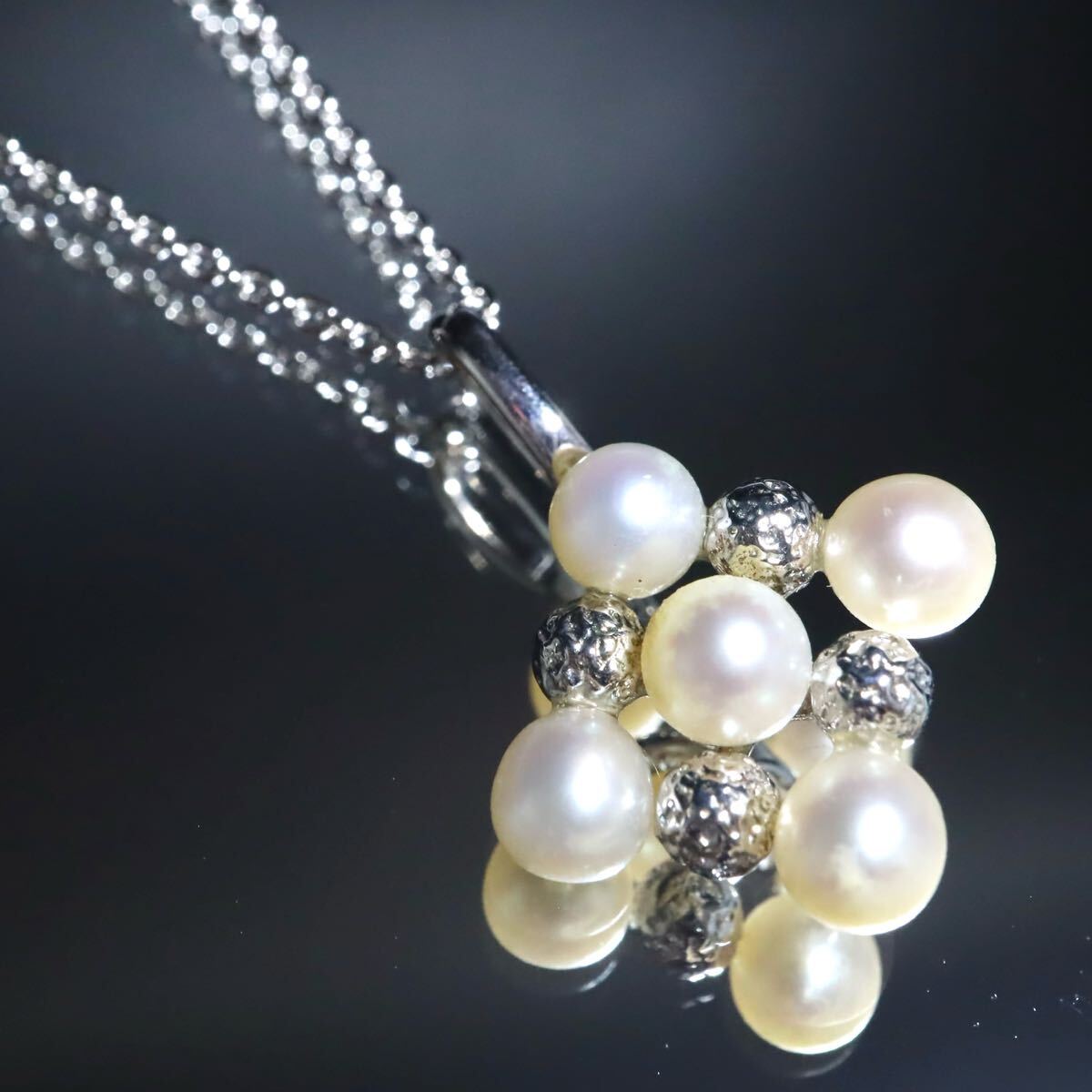 TASAKI(田崎真珠)!!◆本真珠ネックレス◆U 約3.0g 約37.5+3.0cm pearl パール necklace jewelry ジュエリー ホワイト系 DC0/ X396拍卖