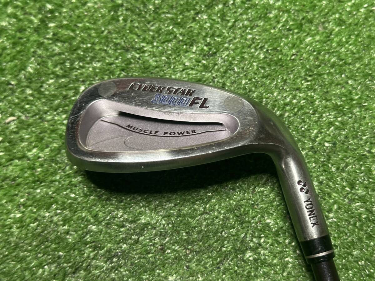 【同梱対応可】SAI-7528 中古 単品ウェッジ レディース PW YONEX CYBER STAR 3000 FL カーボンシャフト Flex L-1 グリップなし拍卖