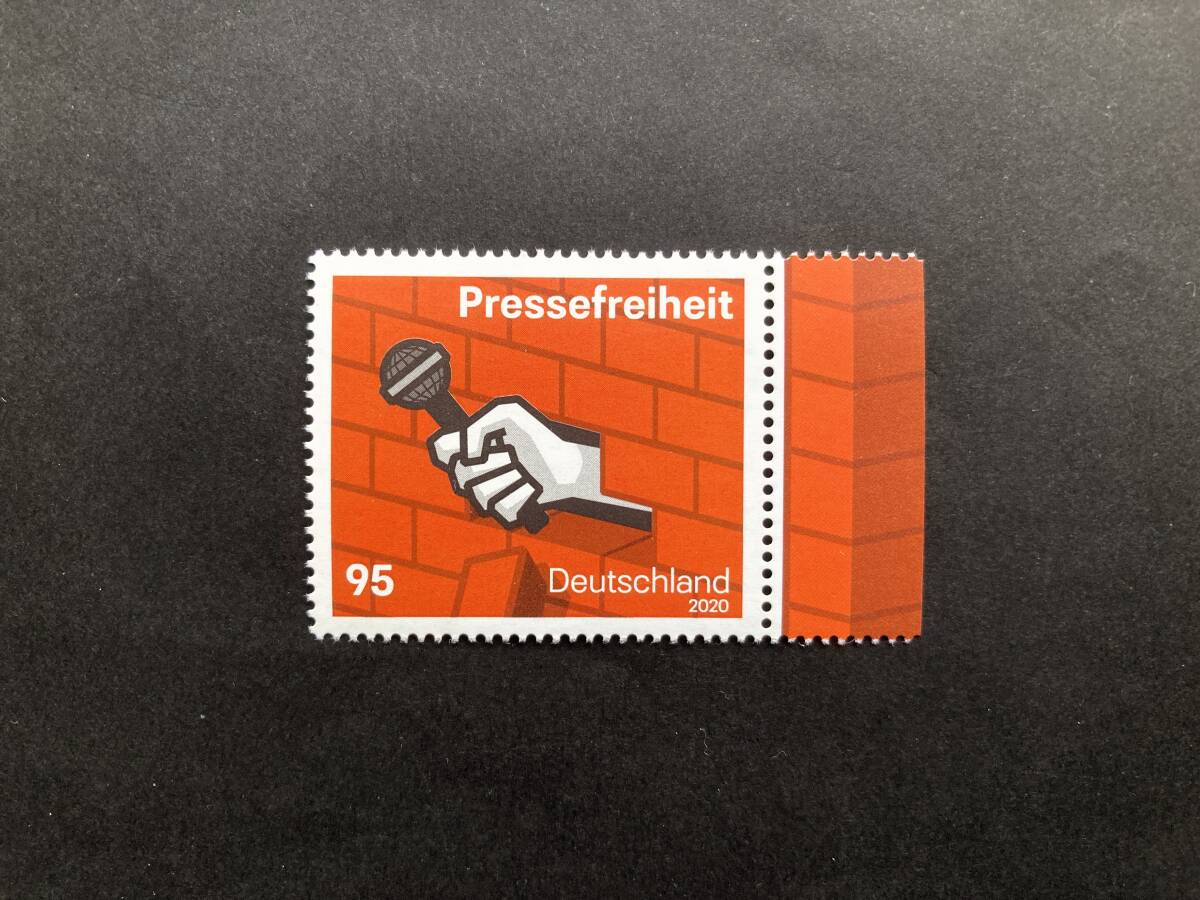 外国切手: ドイツ切手 「報道の自由」 1種完 未使用拍卖