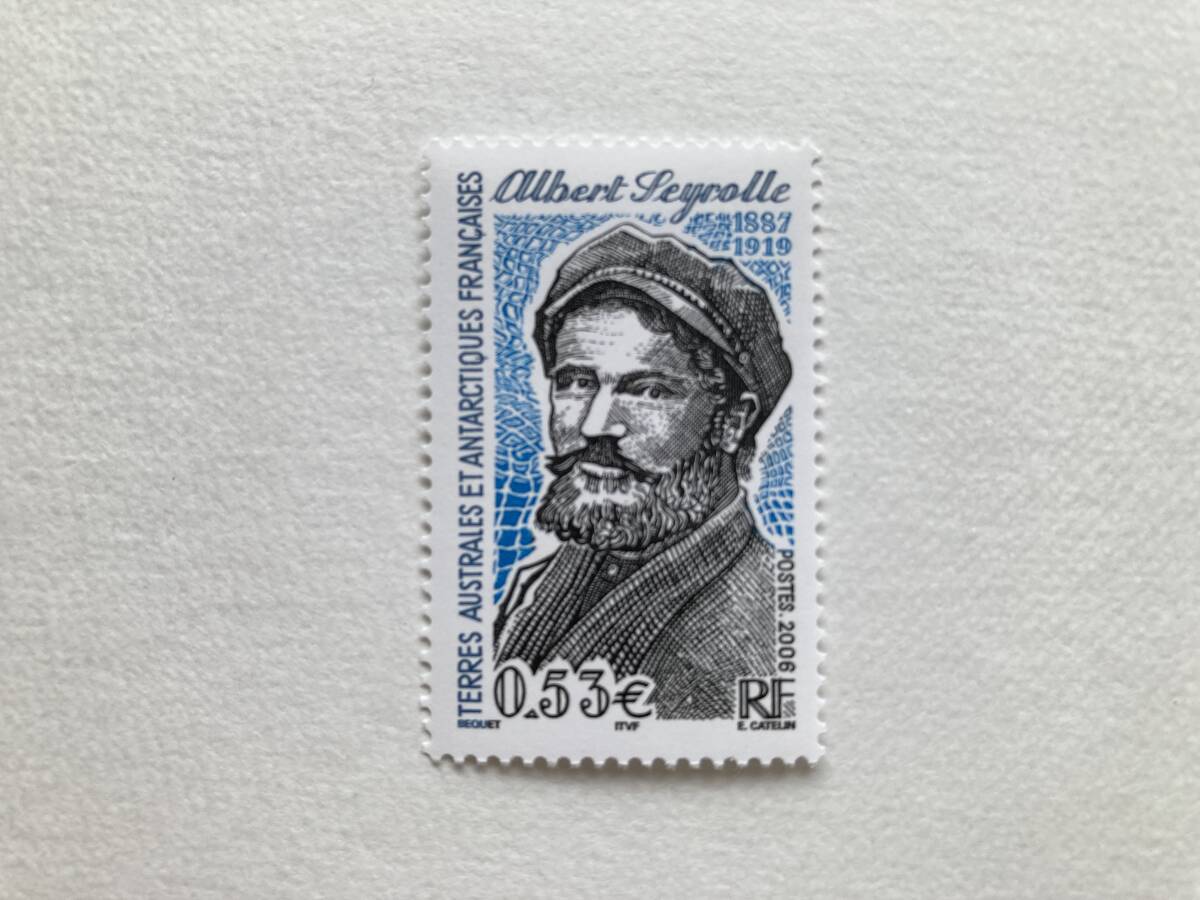 外国切手: 仏領南方南極地域切手「Albert Seyrolle」 1種完 未使用拍卖