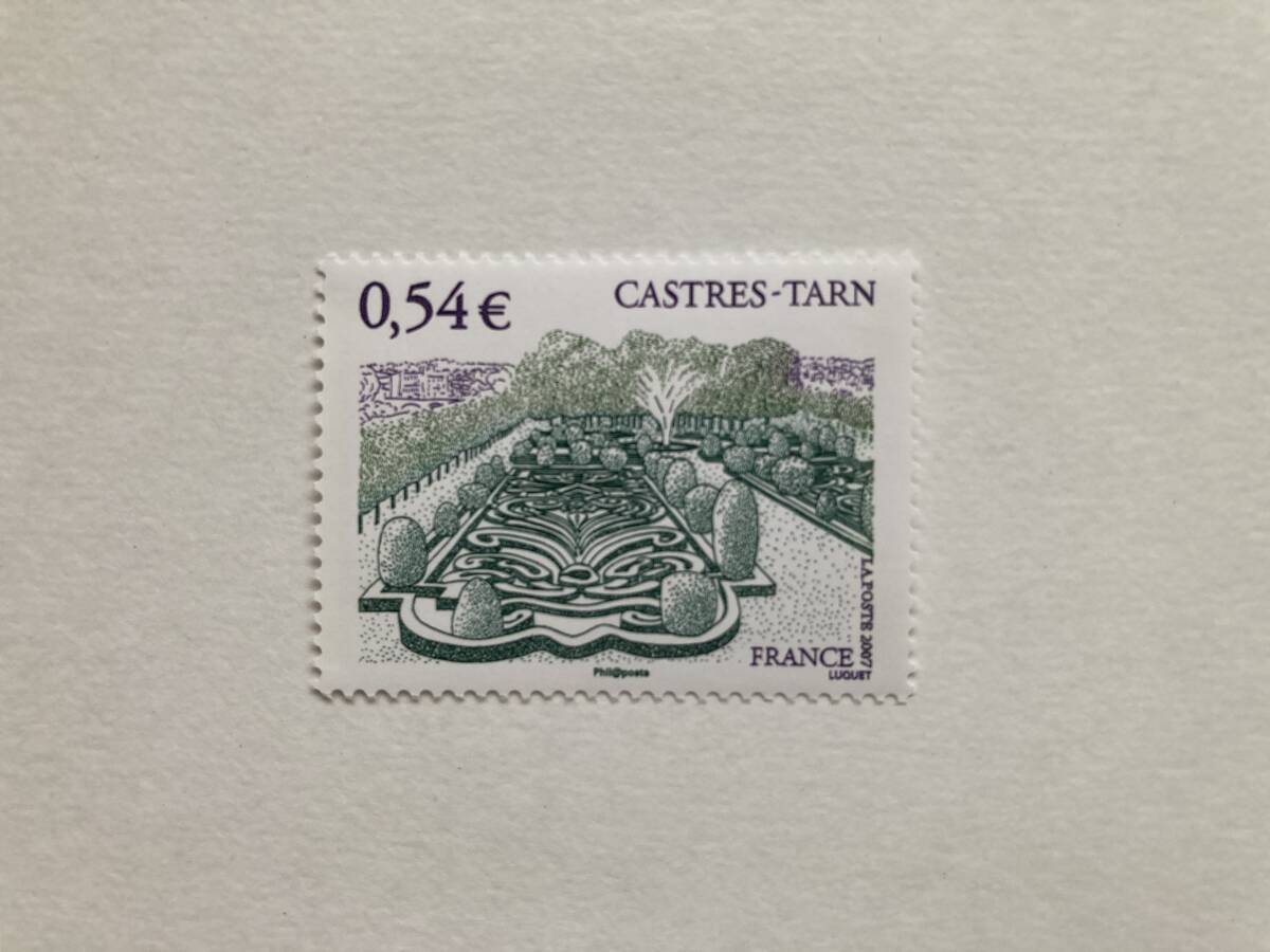 外国切手: フランス切手 「カストル郡」 1種完 未使用拍卖