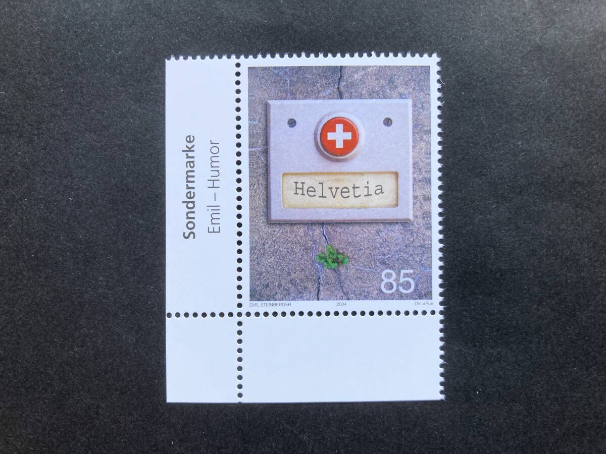 外国切手: スイス切手 「エミールのユーモア」 1種完 未使用拍卖