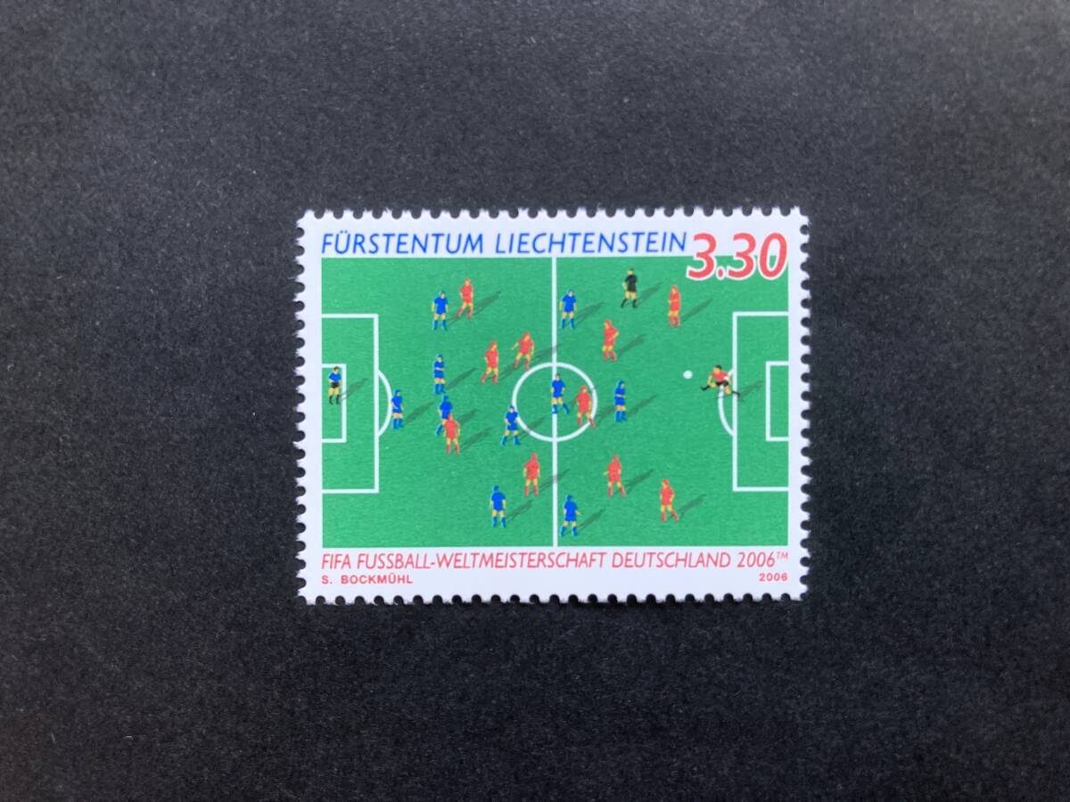 外国切手: リヒテンシュタイン切手 「FIFAワールドカップ 2006」 1種完 未使用拍卖
