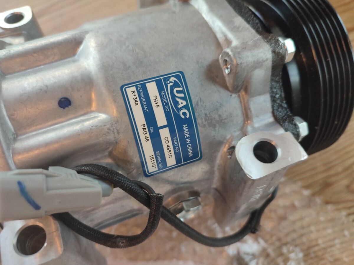 JEEPTJラングラー用のエアコンコンプレッサーUAC サンデン7H15互換 R134A PAG46 ジープチェロキークライスラージープ 送料無料拍卖