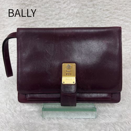 《レア》BALLY クラッチバッグ メンズ ブラウン ■K3-0201拍卖