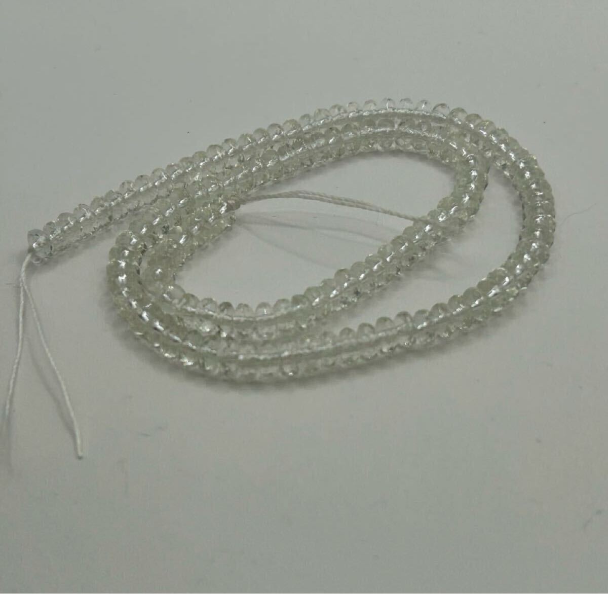 ボタンカット水晶 直径:約5〜6mm 1蓮拍卖