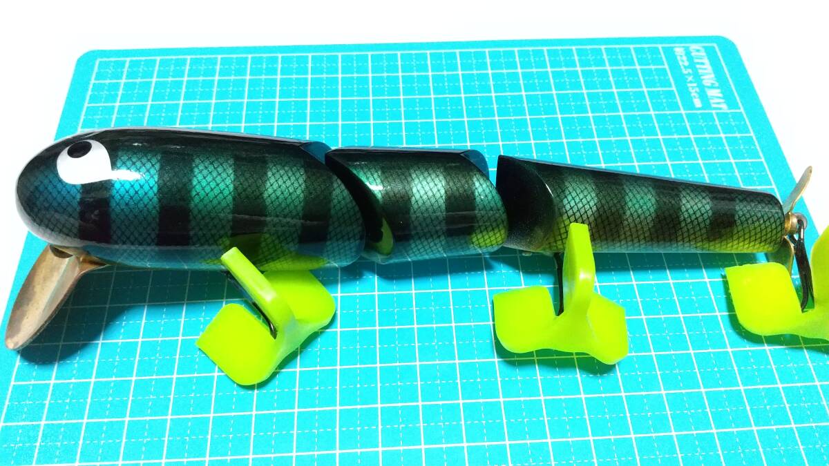 2 廃番 バックボーンクリッカー 約20㎝ BACKBONE CLICKER ジャッカル JACKALL BIGBAIT  ジョイント ビッグベイト BOX保管の未使用品拍卖