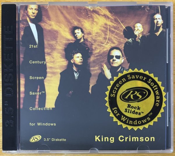 ◎KING CRIMSON/21st Century Screen Saver Collection For Windows(22 Color Screens, Plus...)※米製FD2枚組【ROCK SLIDES RS 1080】95年拍卖