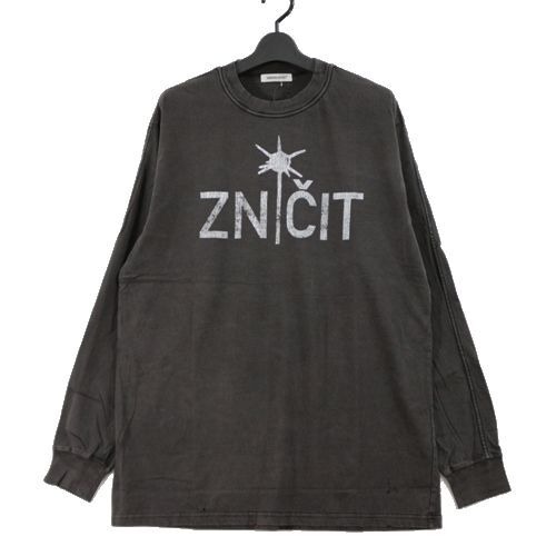 UNDERCOVER アンダーカバー 24AW 製品染ダメージ LSTEE ZNCIT 長袖Tシャツ 3 チャコールグレー拍卖