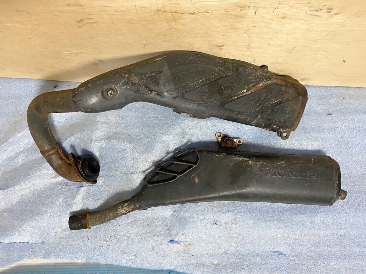 TLM200R 純正マフラー チャンバー サイレンサー ホンダ ノーマル MD15 検(23 220 260 TL TLR 125 RTL250 CRM CRF CR XLR XL TY)拍卖