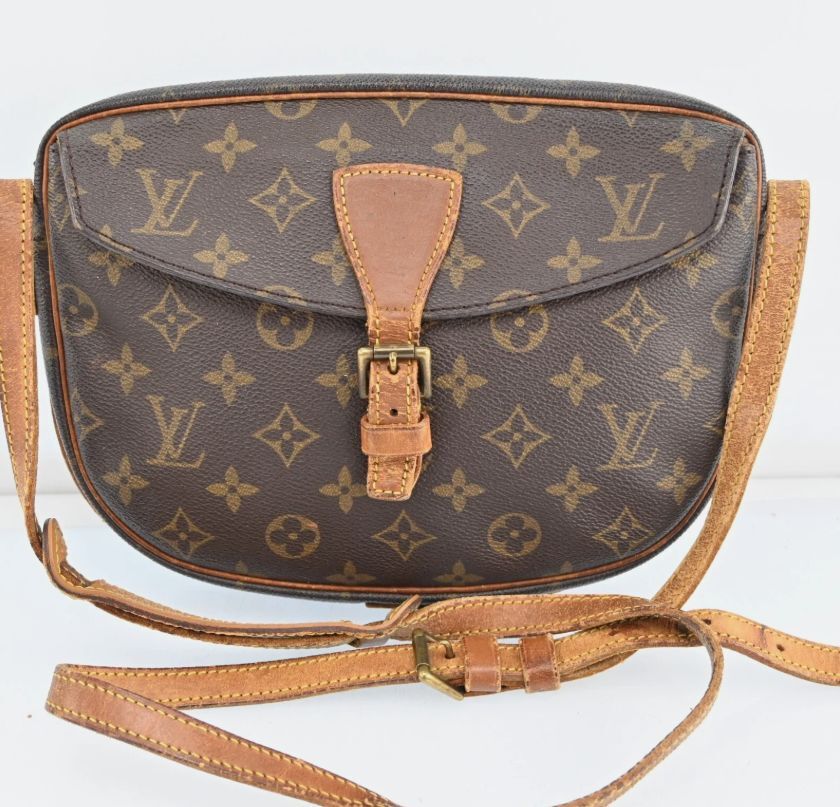 Louis Vuitton ルイヴィトン ショルダーバッグ モノグラム ジュヌフィーユMM ブラウン N2474CA705拍卖