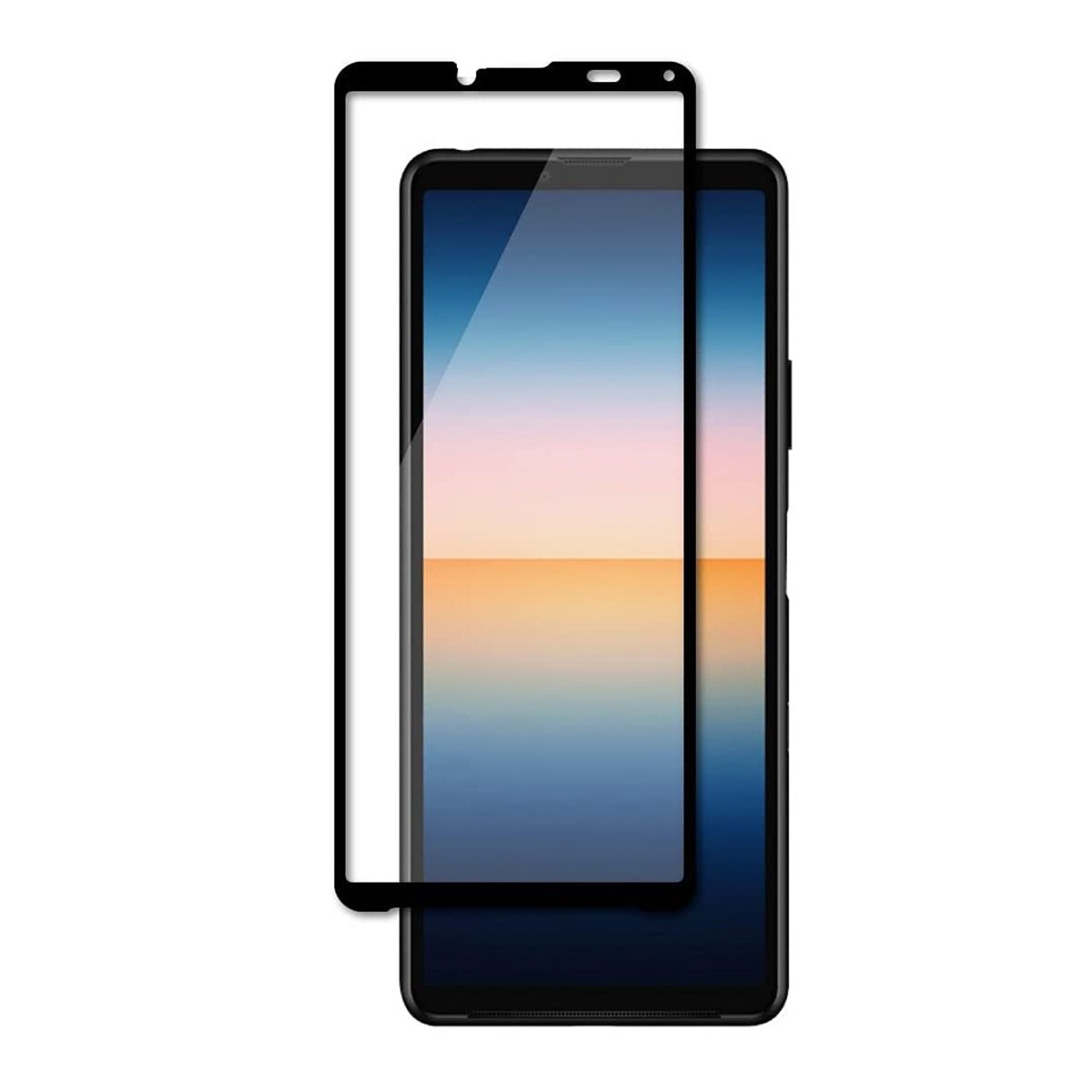 Xperia 10 III SO-52B SOG04 Xperia 10 III Lite 9H 0.26mm 枠黒色 強化ガラス 液晶保護フィルム 2.5D L059拍卖