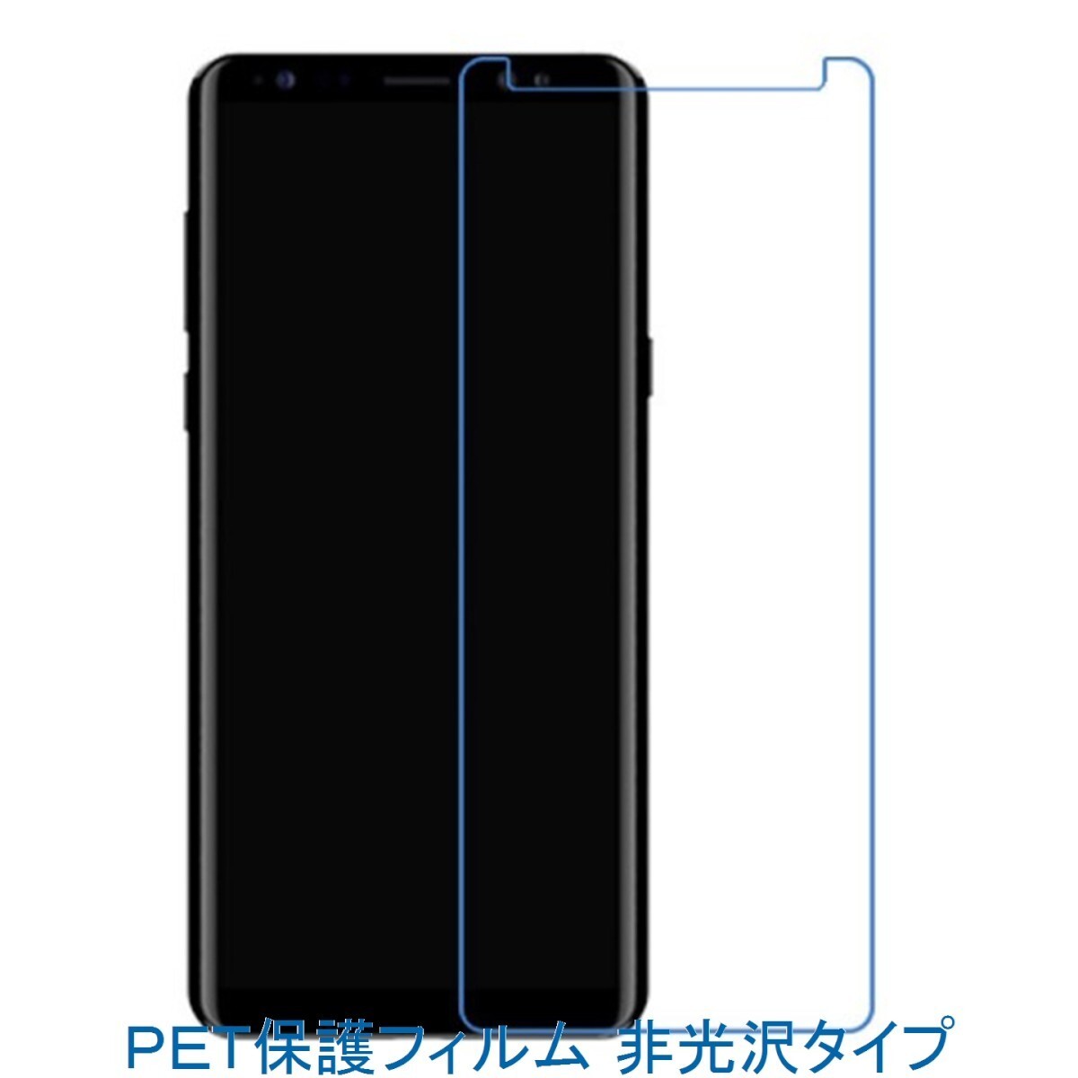 【2枚】 Galaxy Note8 SC-01K SCV37 平面のみ保護 液晶保護フィルム 非光沢 指紋防止 F408拍卖