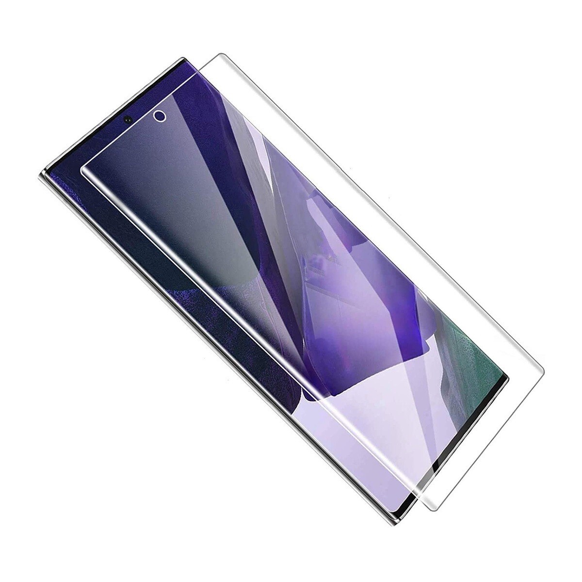 Galaxy Note20 Ultra 5G SC-53A SCG06 全面保護 3D曲面カバー 液晶保護フィルム 指紋認証対応 PET素材 K639拍卖