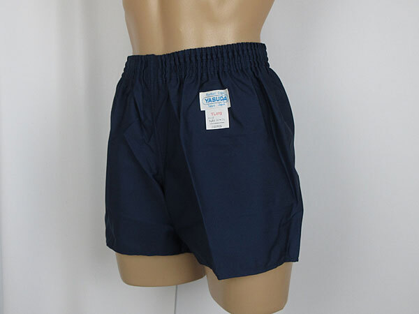 体操服★学校★短パン ショートパンツ ロングパンツ★YASUDA ヤスダ★ネイビー 濃紺★Oサイズ★日本製★未使用拍卖