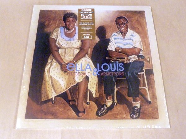 未開封 エラ・フィッツジェラルド Ella Fitzgerald & Louis Armstrong 限定見開きジャケ仕様HQ180g重量盤LP mono Oscar Peterson And拍卖