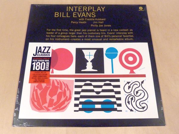 未開封 ビル・エヴァンス Interplay 限定復刻180g重量盤LPボーナス1曲追加 Bill Evans Quintet Freddie Hubbard Jim Hall Percy Heath拍卖