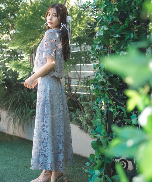 「Noela」 フレアスカート S サックスブルー レディース拍卖