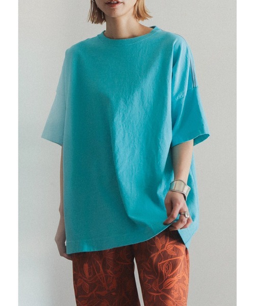 「FIL DE FER」 半袖カットソー FREE サックスブルー レディース拍卖